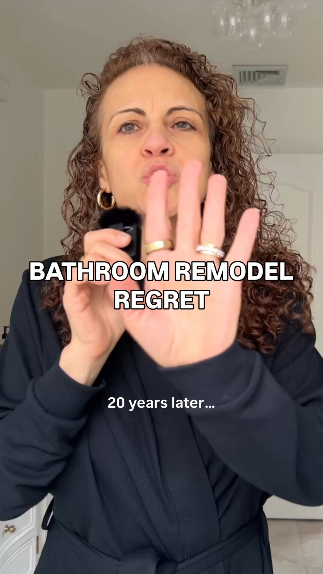 Twenty years later, there’s one thing I regret not doing in this bathroom remodel.

Heated floors.

Because there is nothing worse than stepping onto cold tile when you get out of the shower.

If you're remodeling a bathroom, consider installing heated floors. It’s one upgrade many homeowners wish they had done from the start.

Would you install heated floors in your bathroom?

Happy Designing! 💕✨

Thermal Bathrobe: @Tommy John 

#LTKstorytime #LTKHome #LTKselfcare