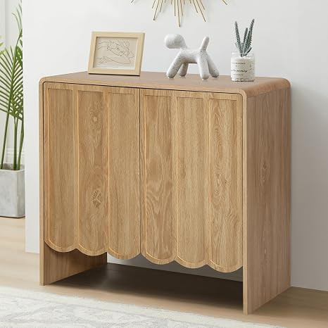 ORRD Accent Sideboard Buffet Cabinet, Storage Cabinets with 2 Doors, Farmhouse Wood Cabinet with ... | Amazon (US)