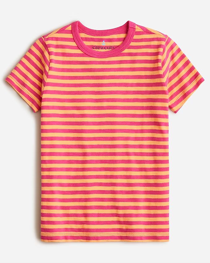 Boys' short-sleeve slub cotton T-shirt in stripe | J.Crew US