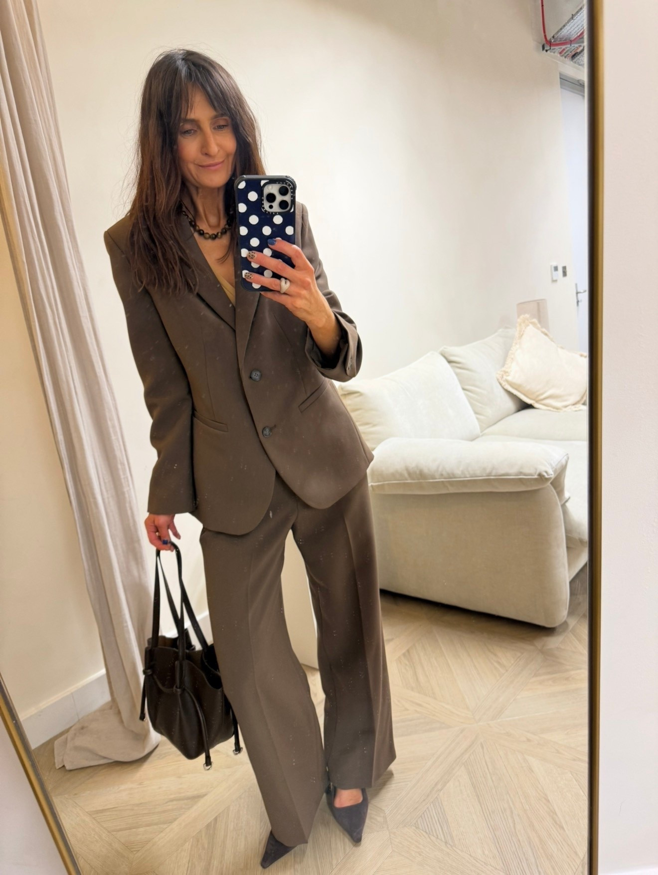 Wearing a 10 jacket 
8 regular In trousers 

#LTKspring #LTKuk #LTKeurope