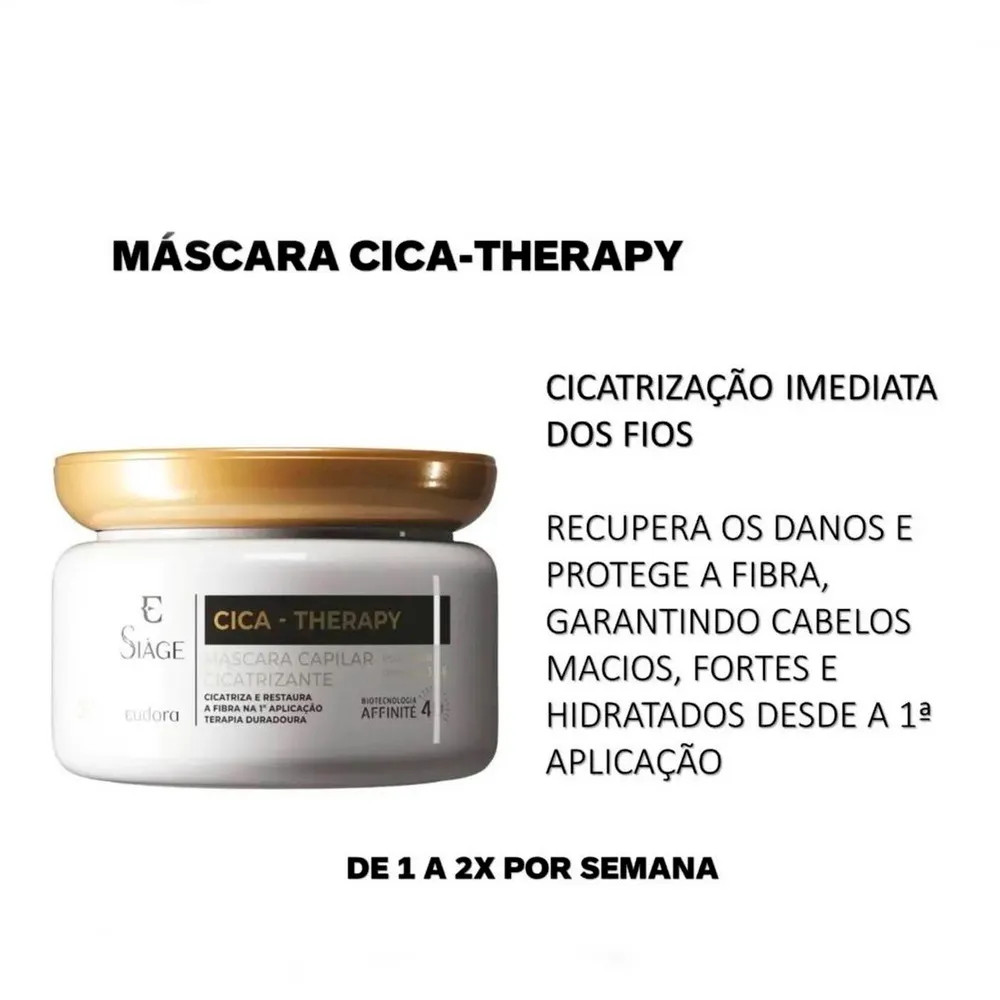 Máscara Capilar Eudora Siàge Cica-Therapy 250g - Lojas REDE: A Maior Rede de Cosméticos do Bra... | LOJAS REDE (BR)