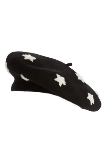 Women's Helene Berman Stars Wool Beret - | Nordstrom