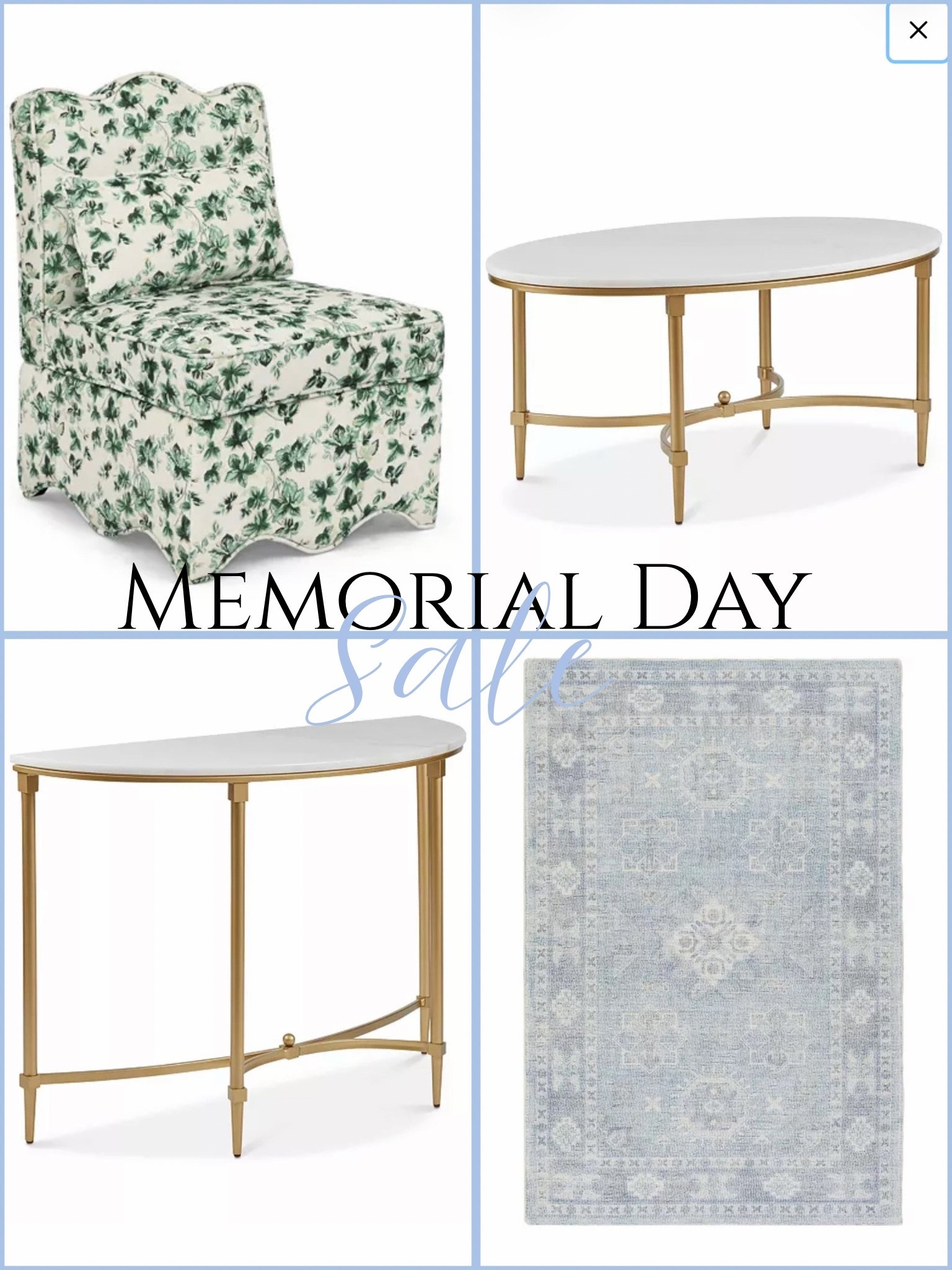 @Macys Memorial Day sale 🎉 furniture and rugs on sale!