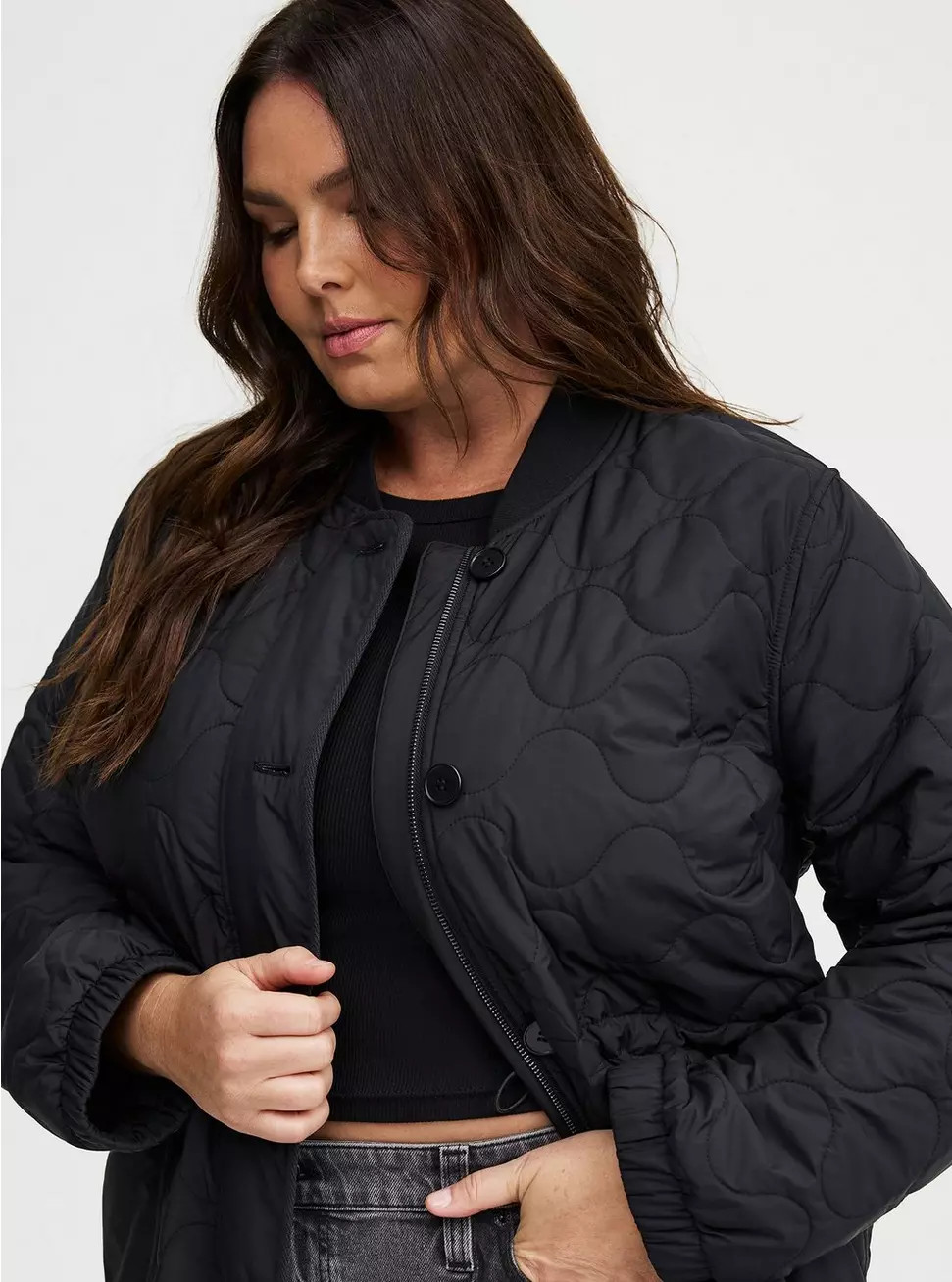 Quilted Bomber Jacket | Torrid (US & Canada)