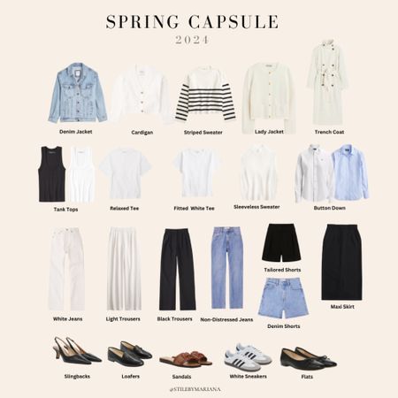 Spring Capsule 2024
Spring must haves for a neutral smart wardrobe! Pieces that you can mix & match, dress up and down!
Lightweight Trench Coat | white denim cotton button down shirt 

#LTKSpringSale #LTKfindsunder100 #LTKSeasonal
