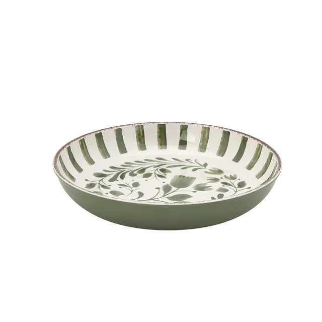 Better Homes & Gardens Bamboo Melamine Dinner Bowl, Green | Walmart (US)
