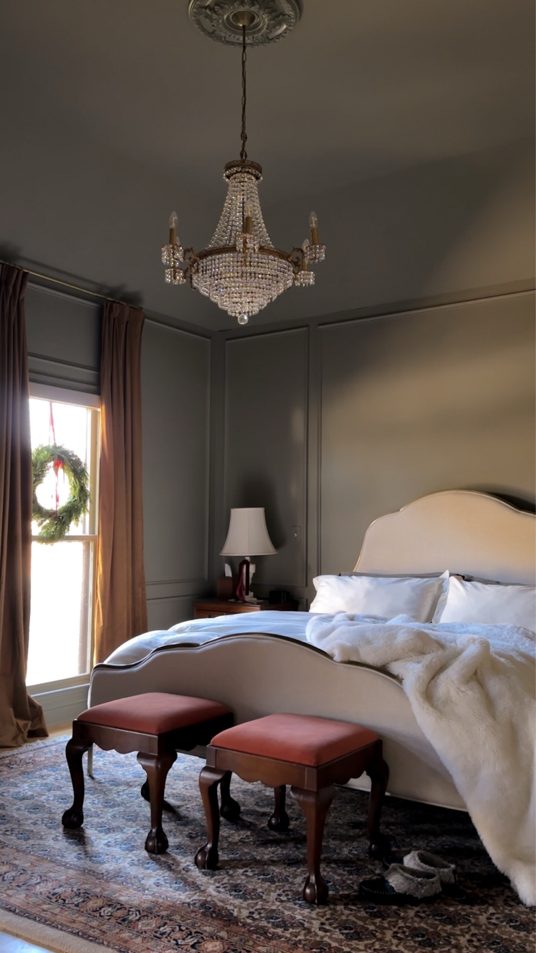 Decorating your bedroom for Christmas is for adults too 🎄☕️

I love waking up to wreaths on the windows, garland on the dresser, and a warm cup of coffee in my favorite holiday china. It feels extra magical to start the day like this, especially with a Christmas movie playing. 

Do you decorate your bedroom for Christmas?
 #bedroomdecor #christmas #christmasdecor #bedroomideas 

#LTKSeasonal #LTKHome #LTKHoliday