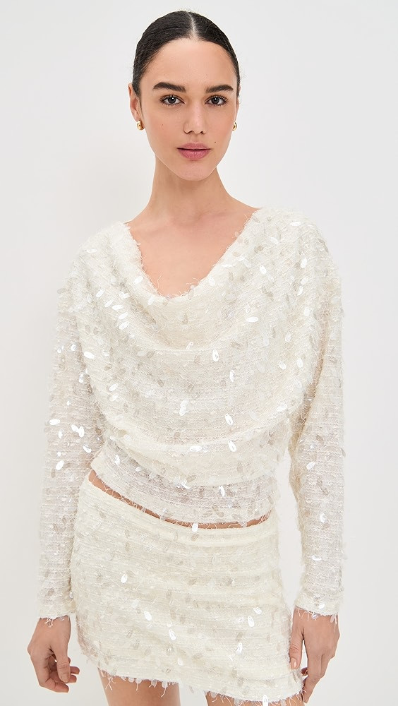 Sequin Long Sleeve Top | Shopbop