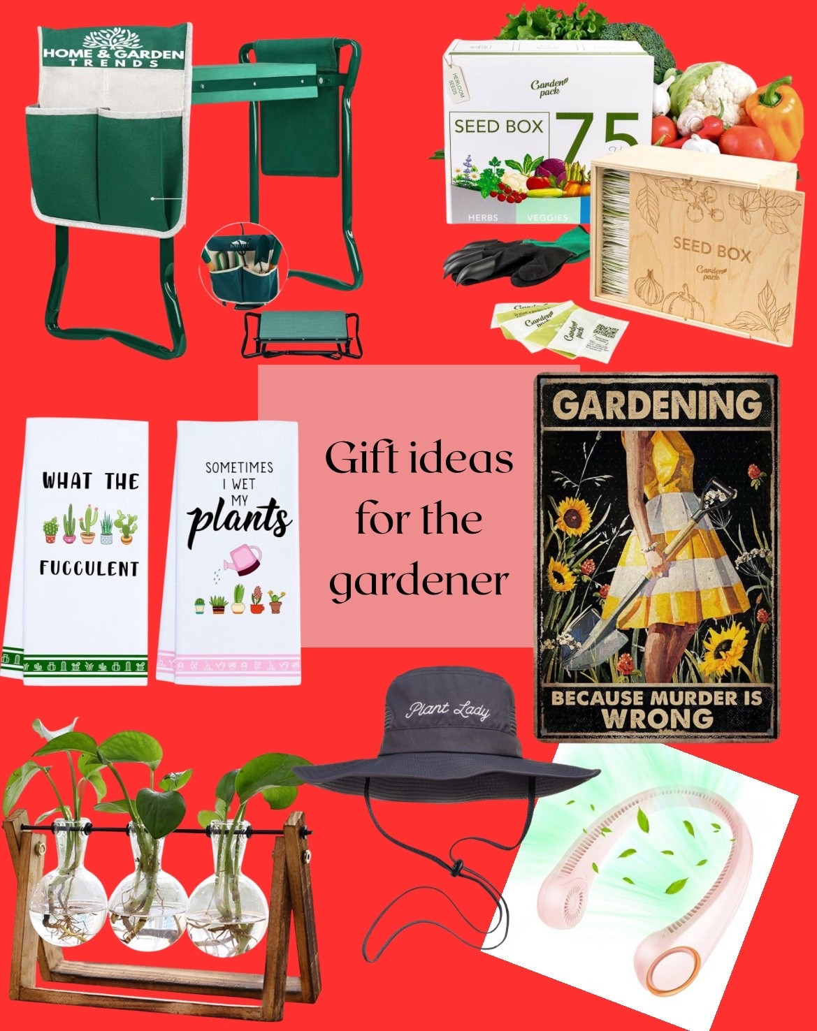 For the plant lover and gardener in your life these are some of the most plant focused gifts - propagation bottles, seeds, garden supplies, new gardening gloves, and even a neck fan

#LTKOver40 #LTKGiftGuide #LTKFindsUnder50