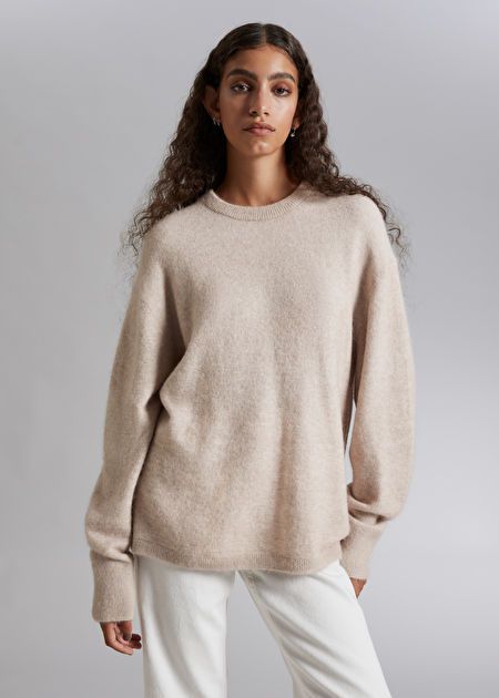 Relaxed Alpaca Knit Sweater | & Other Stories US
