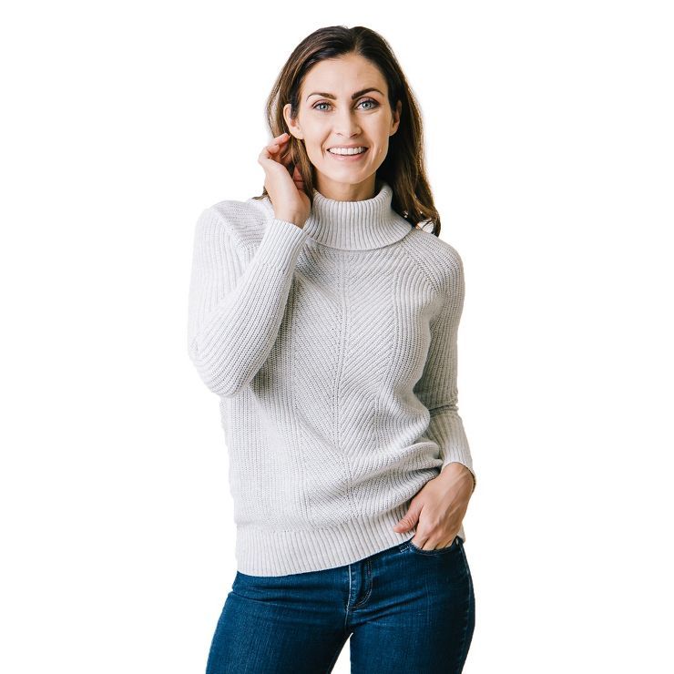 Hope & Henry Womens' Ribbed Turtleneck Sweater | Target