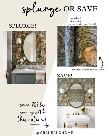 Ask excited for this find!! Replica of the infamous William Morris Pimpernel wallpaper made famous by Studio Mcgee!! Designer look on a killer budget.

Traditional, Moody, Peel and Stick Wall paper, accent wall, bedroom, bathroom, dining room, Home Depot, floral

#LTKhome #LTKstyletip #LTKfindsunder100