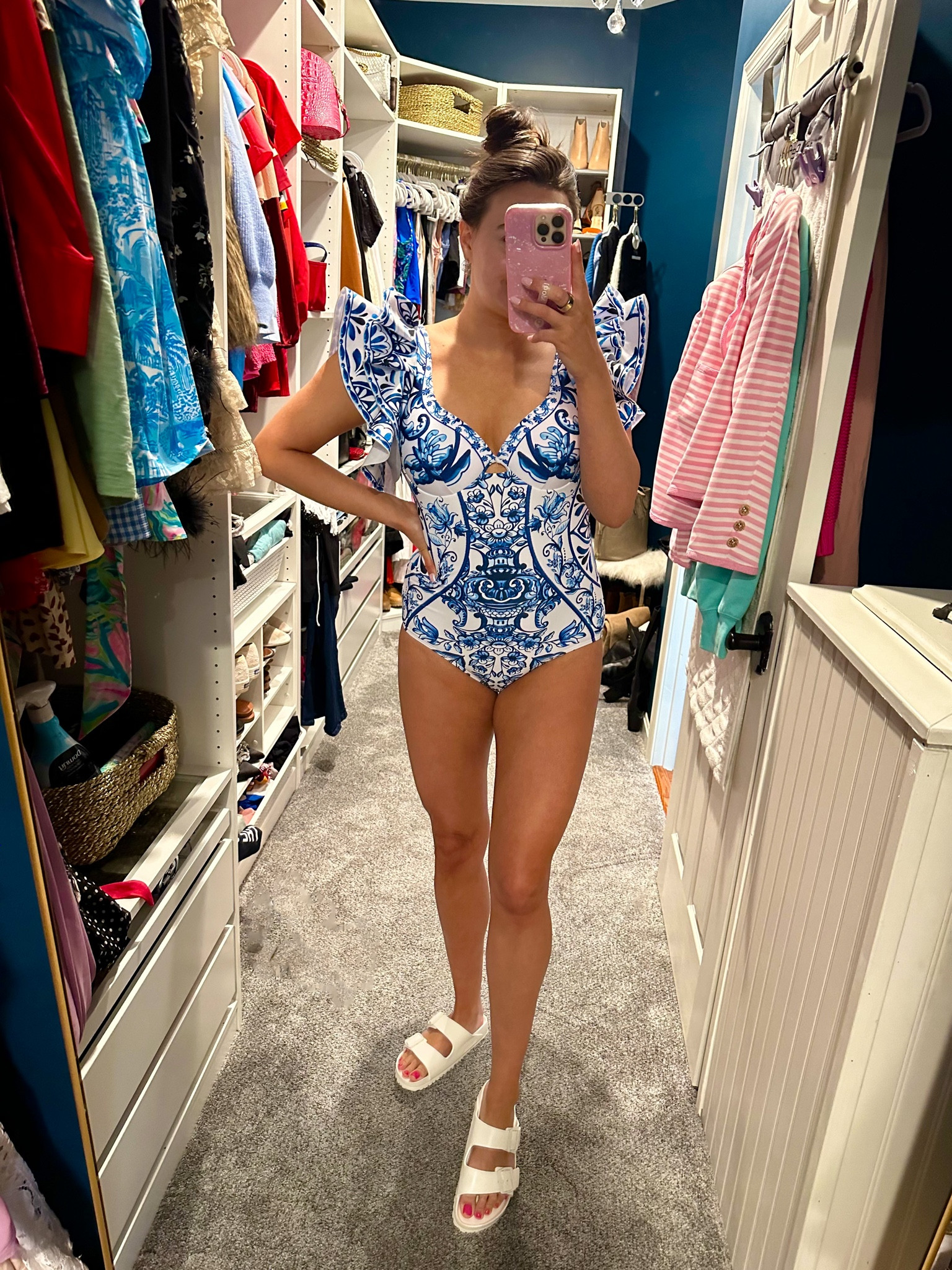Such a cute swimsuit 💙🤍

#LTKSeasonal #LTKswim #LTKfindsunder50