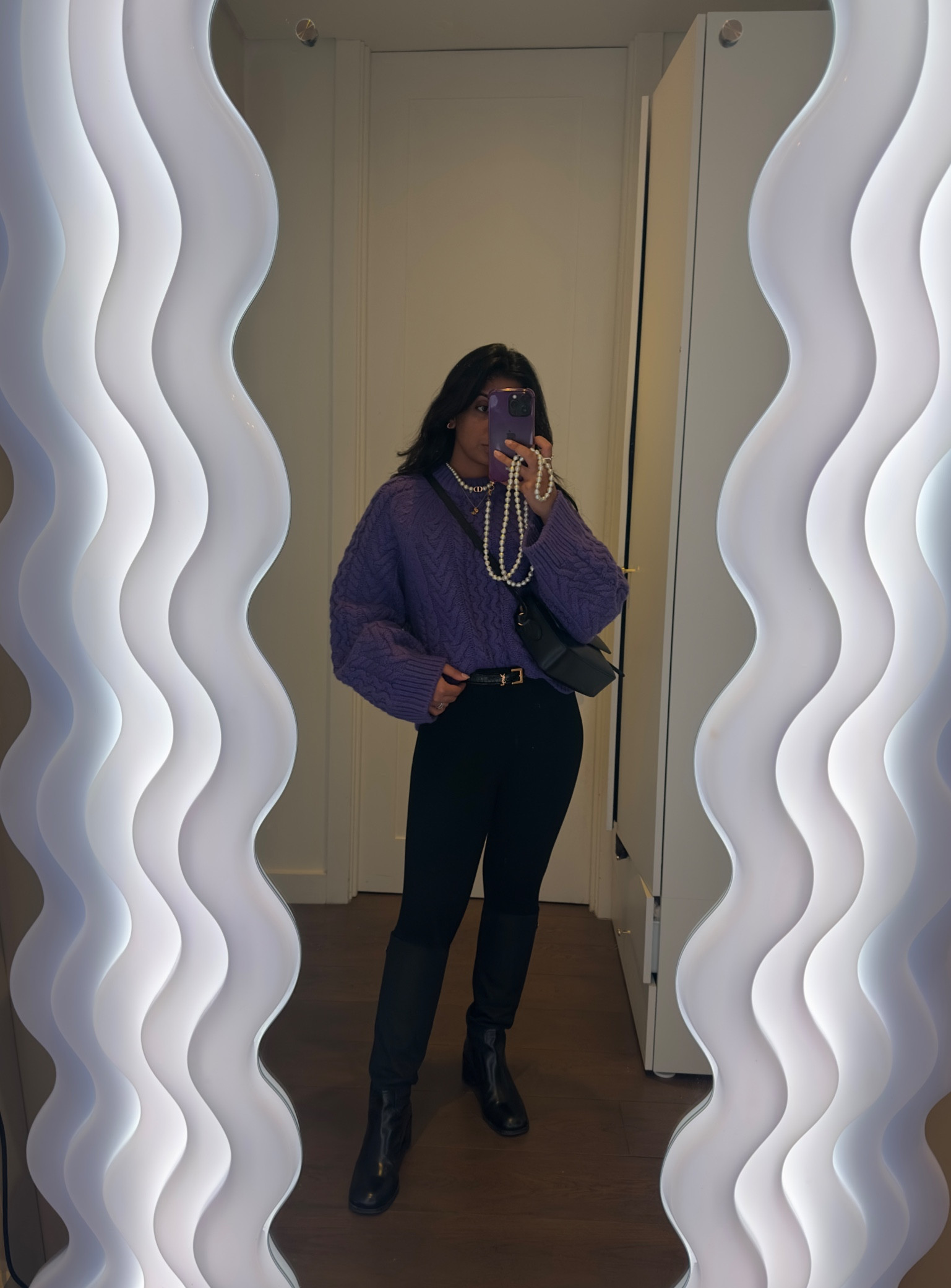 Frankie shop, Anine bing, Ysl, Prada, Gucci, H&m, Asos, Nobody’s child, Flannels, Farfetch, Harrods, transitional outfit, transitional style, autumn outfit, autumn fashion, cable knit jumper, purple jumper, black leggings, black trousers, knee high boots, Gucci crossbody bag, Ysl belt, luxury fashion, autumn outfit ideas, style inspiration 

#LTKeurope #LTKSeasonal #LTKstyletip