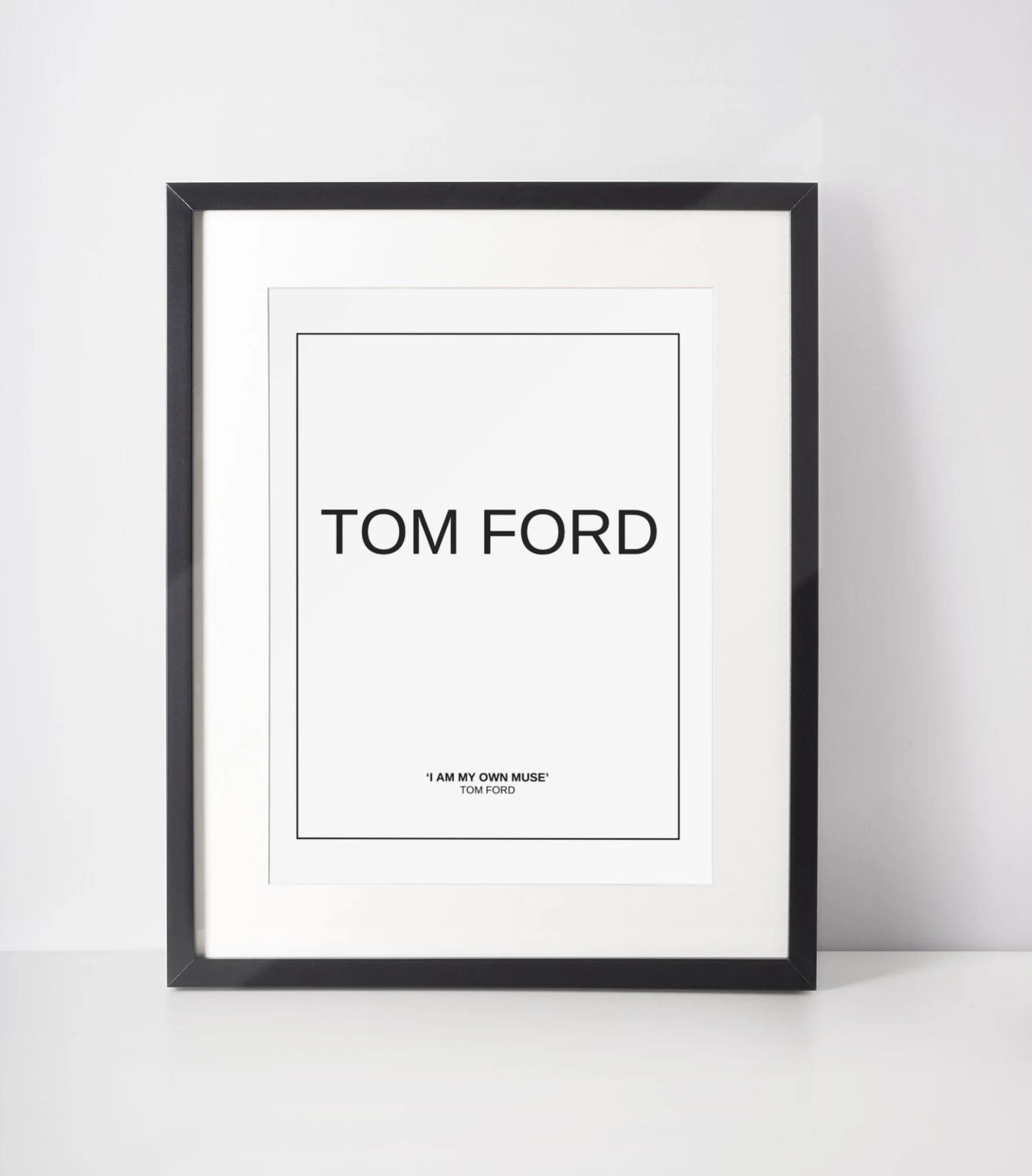 Tom Ford Print Designer Prints Fashion Print Luxury Fashion - Etsy | Etsy (US)