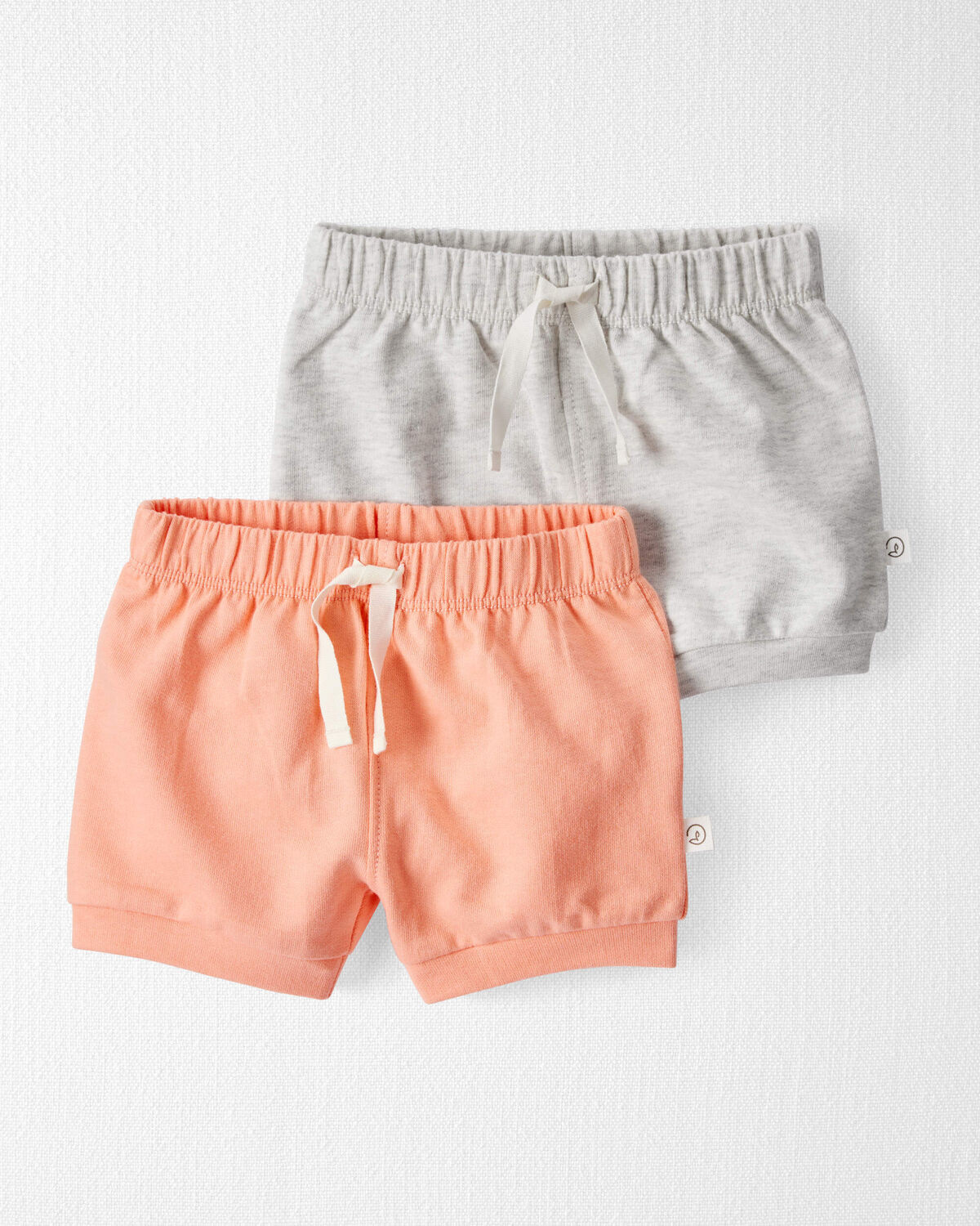 Baby Girl 2-Pack Organic Cotton French Terry Shorts - Little Planet | Carter's | Carter's Inc