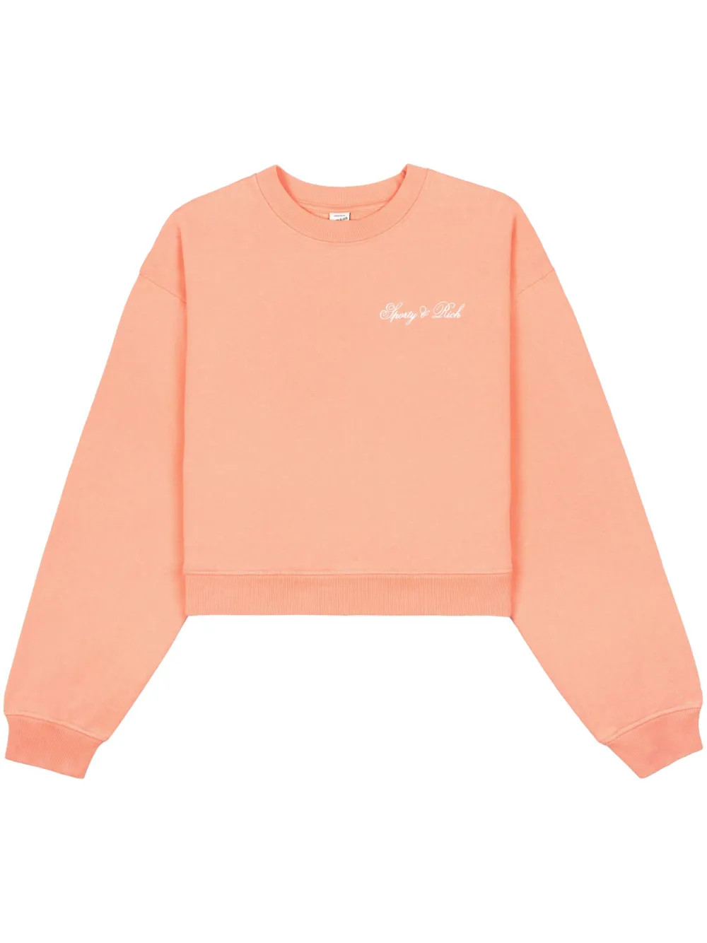 logo-print cotton sweatshirt | Farfetch Global