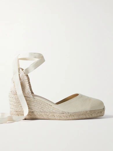 Carina canvas wedge espadrilles | NET-A-PORTER (UK & EU)