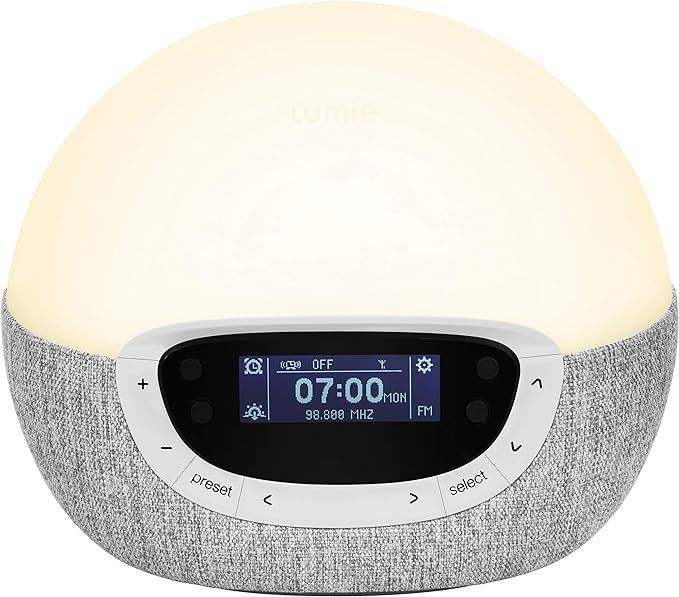 Lumie Bodyclock Shine 300 – Wake-up Light Alarm Clock with Radio, 15 Sounds and Sleep Sunset : ... | Amazon (UK)