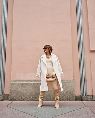 Slouchy Knee High Block Heel Boots | Express