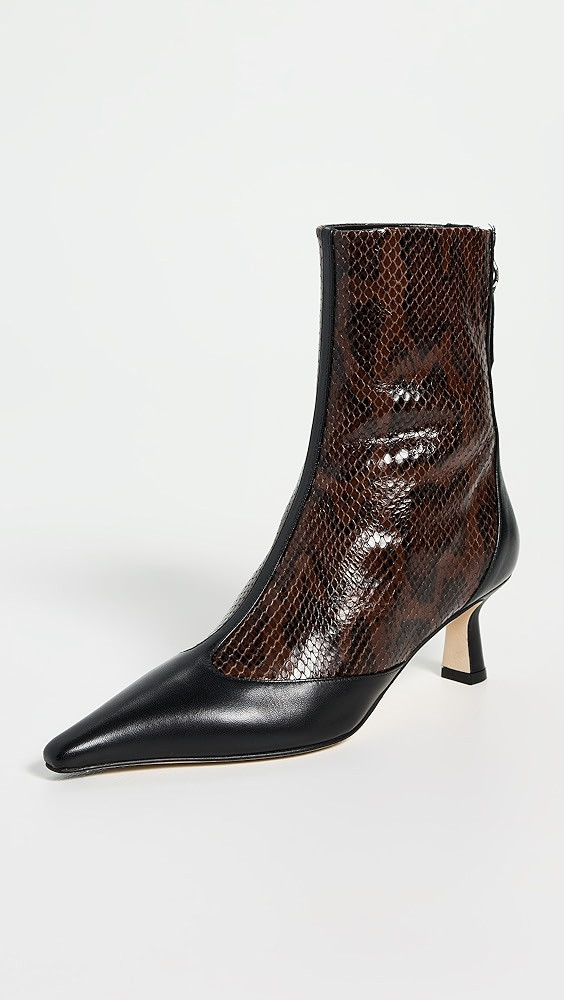 Sila Snake Print Calf/Nappa Leather Heels | Shopbop