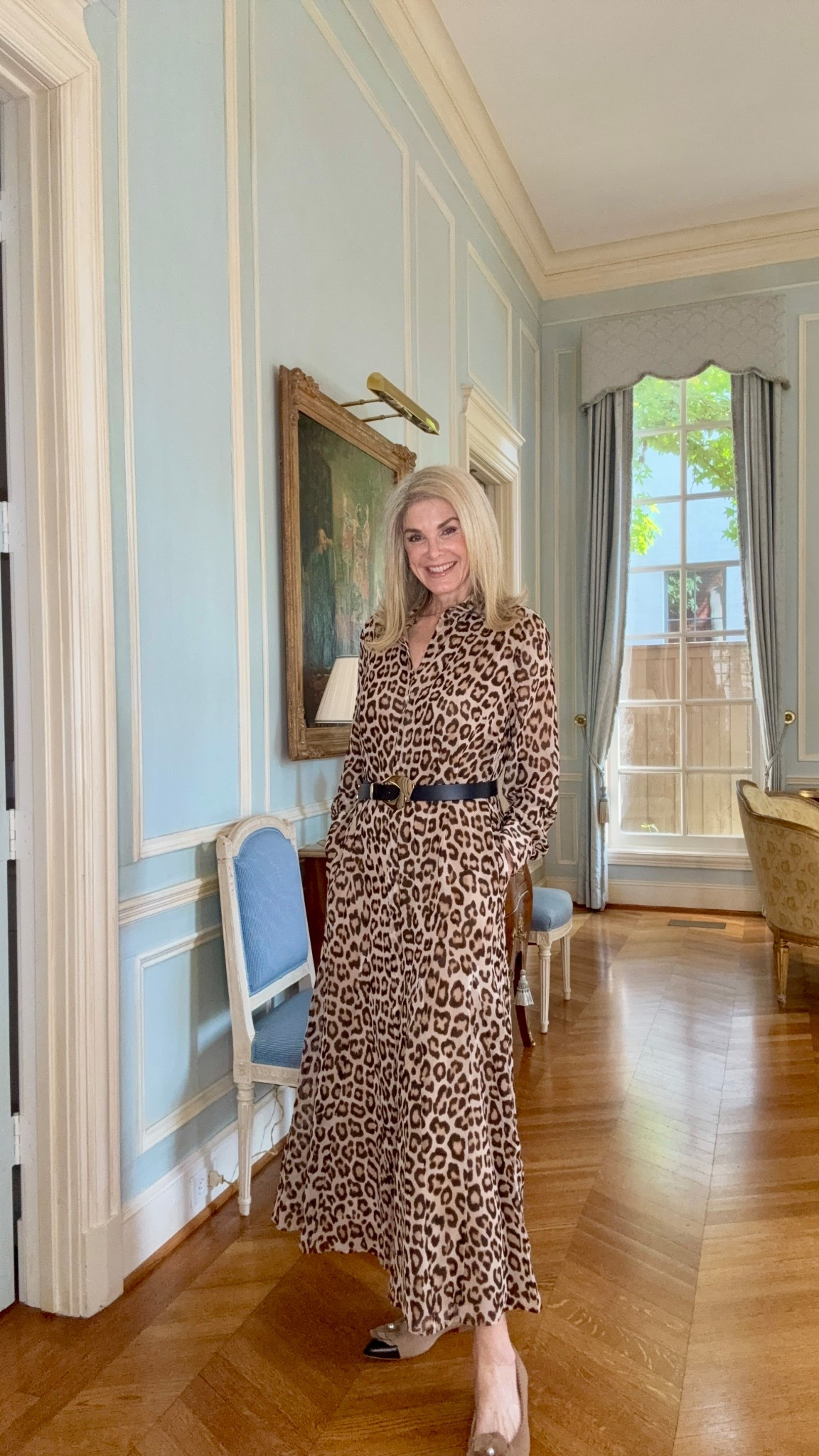 Gorgeous leopard maxi dress for fall! Size 0  

#LTKOver40 #LTKStyleTip #LTKSeasonal