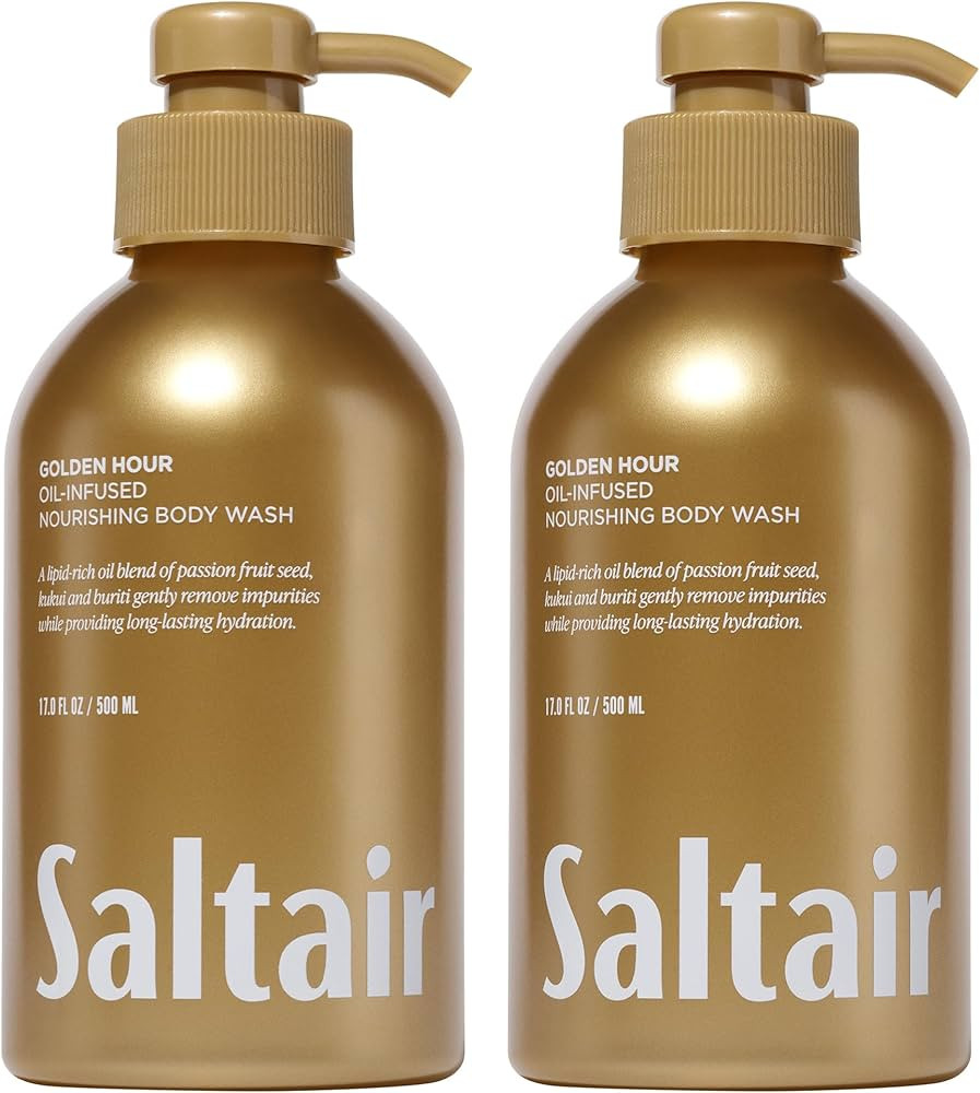 Saltair Body Wash, Golden Hour 2-Pack. Moisturizing Body Cleanser with Hydrating Ingredients. Lux... | Amazon (US)