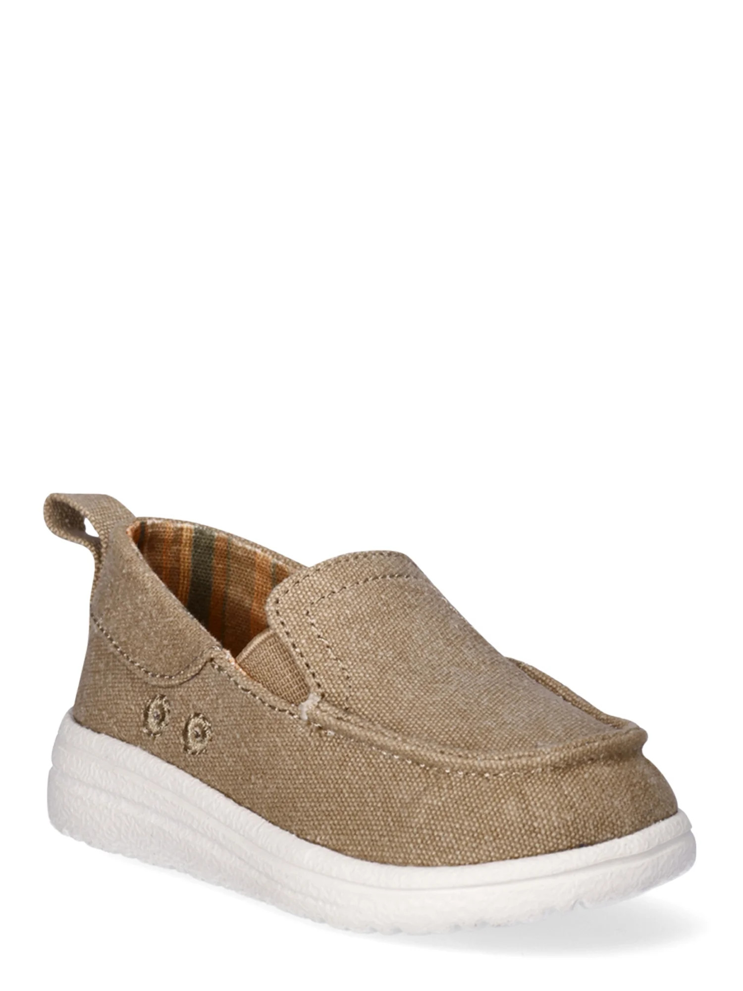 Wonder Nation Baby Boy Canvas Loafer | Walmart (US)