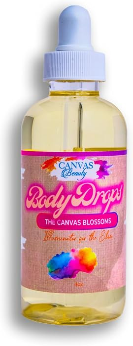 Canvas Beauty Body Drops \u2013 Canvas Blossoms Floral Fragrance Body Oil with Coconut Oil, Hydra... | Amazon (US)