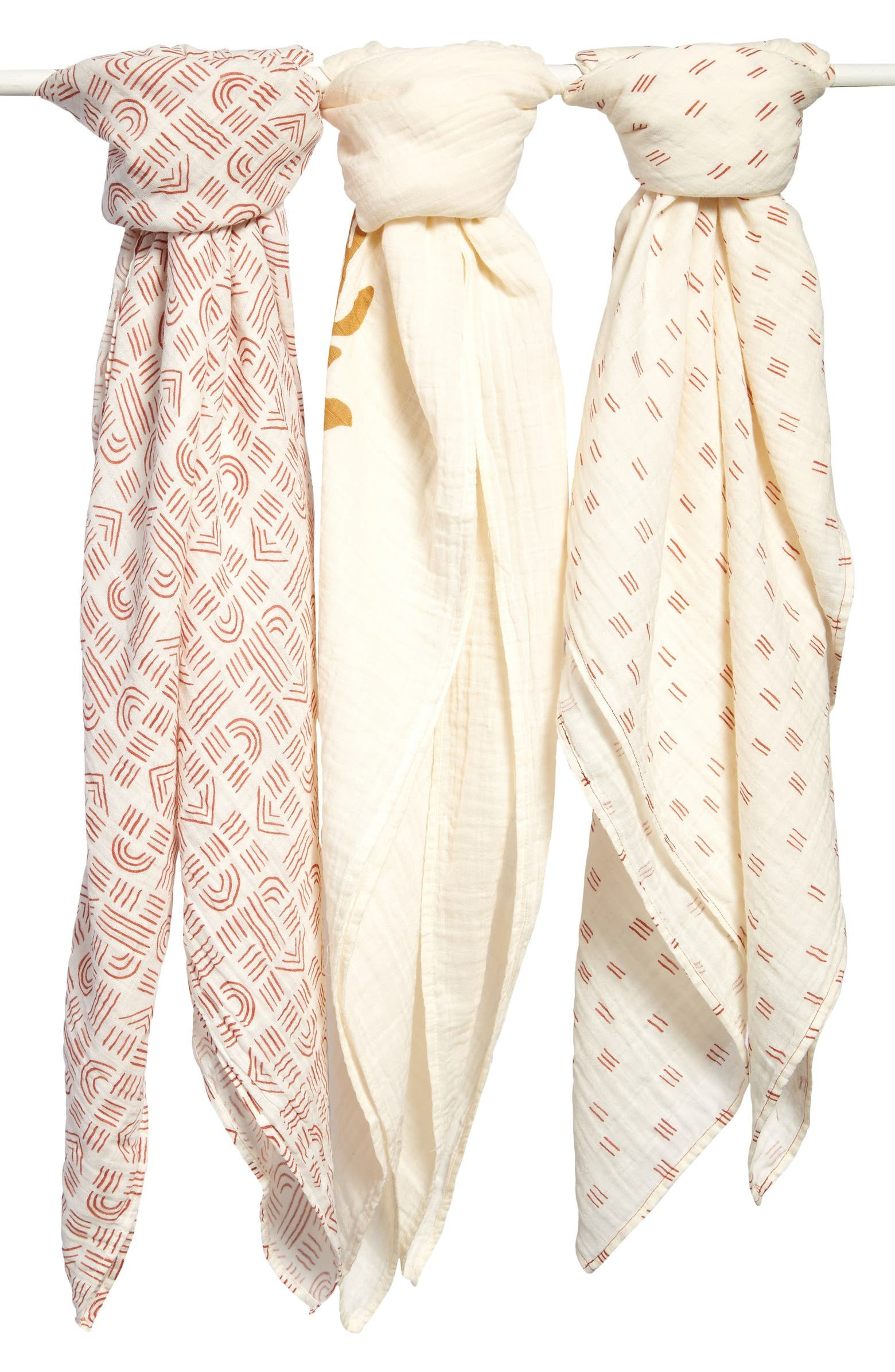 Baby 3-Pack Muslin Swaddles | Nordstrom