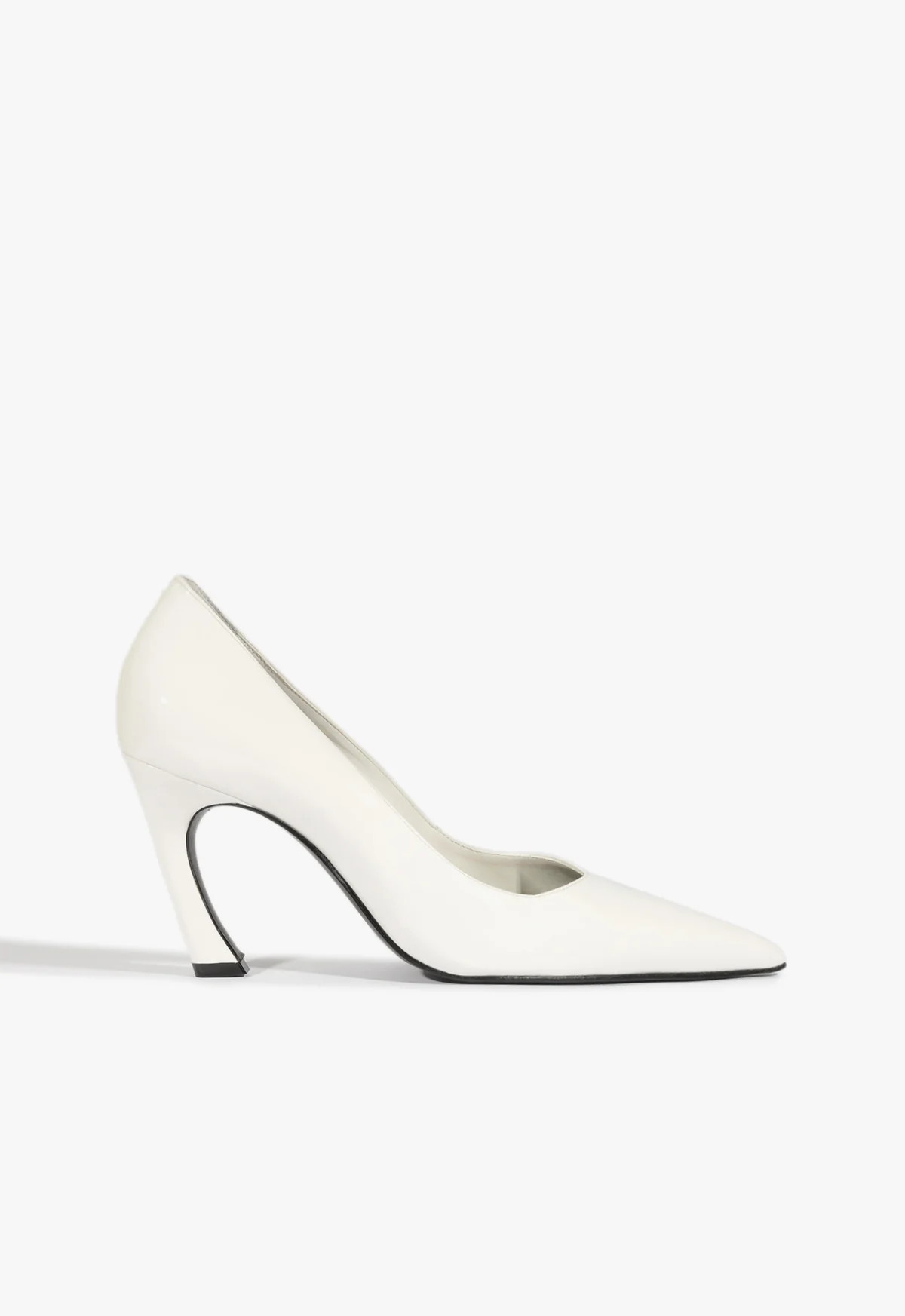 Lexi Lo Pump in White Patent Leather - SCHUTZ | Schutz (US)
