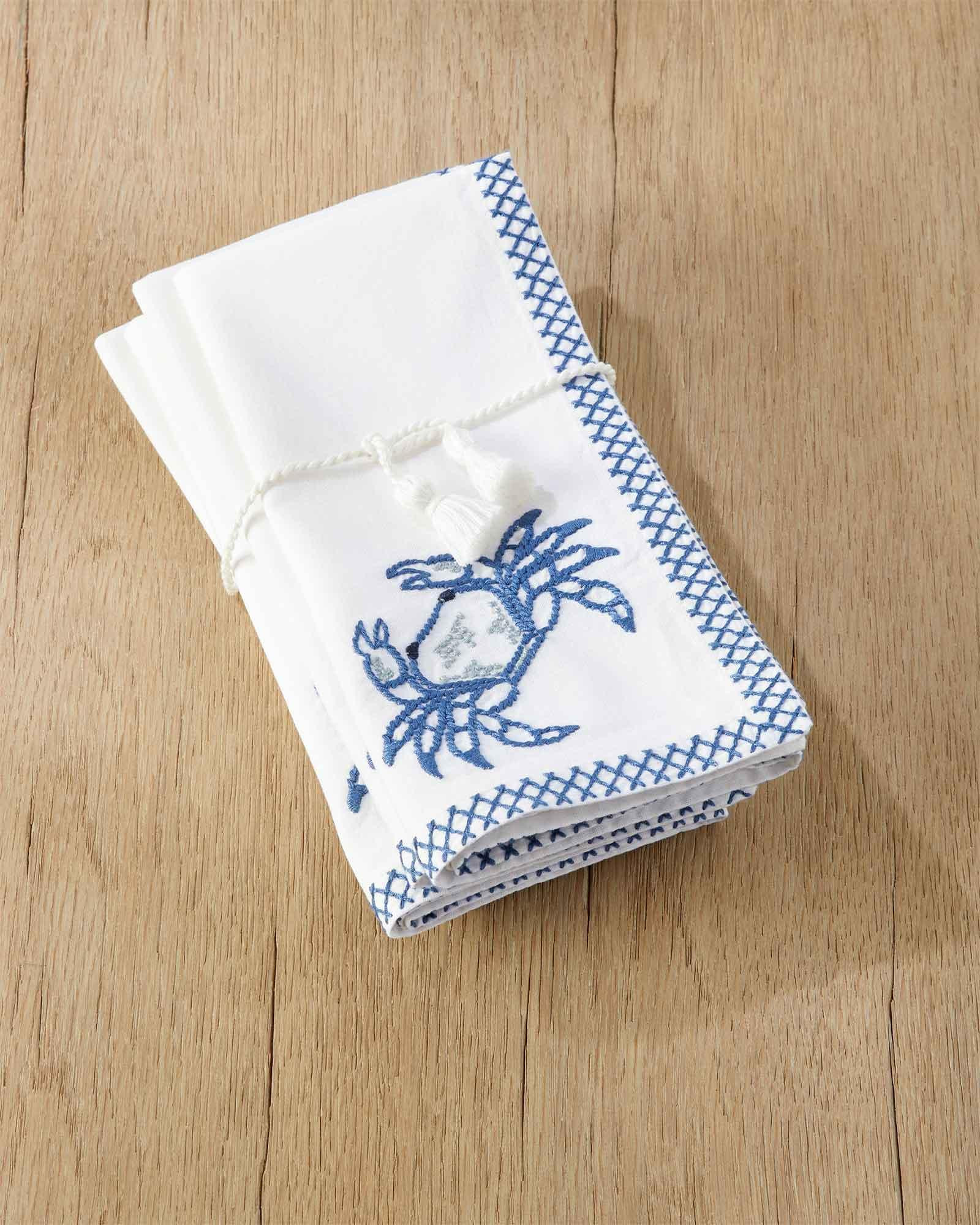 Embroidered Icon Napkin | Serena and Lily