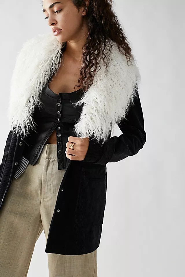Lady Lane Faux Fur Collar Jacket | Free People (Global - UK&FR Excluded)