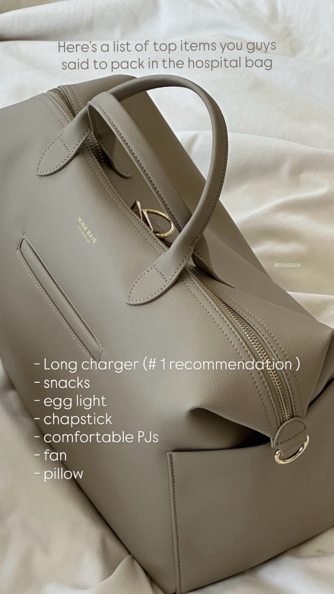 I asked my followers on IG what were their top hospital bag items and these were the answers ! 

#hospitalbag #pregnant #pregnancyltk #momtobe 

#LTKItBag #LTKBump #LTKBaby