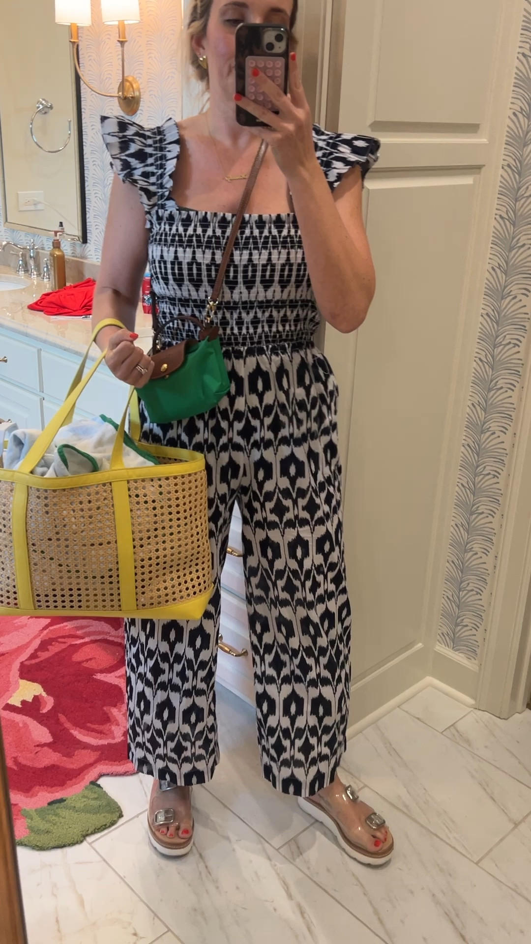 Wore this jumpsuit as a coverup to the pool! I love the versatility! 

#LTKFindsUnder100 #LTKMidsize #LTKFindsUnder50