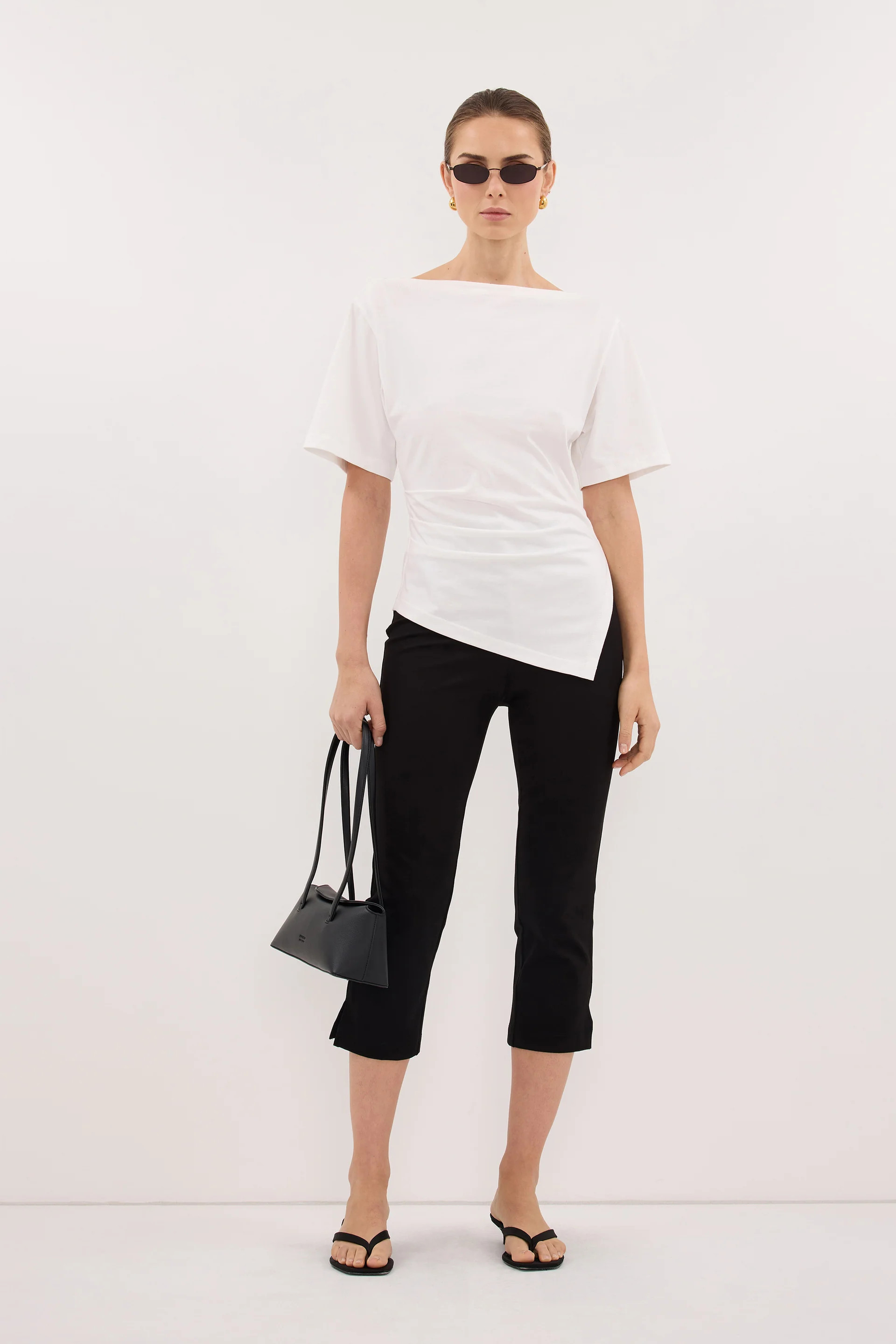DEMI BLACK 7/8 PANT | DISSH