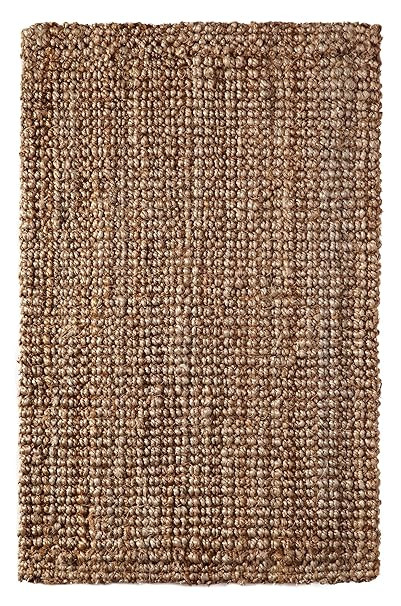Iron Gate Handspun Jute Area Rug 6x9 Hand Woven by Skilled Artisans, 100% Natural Jute Yarns, Thi... | Amazon (US)
