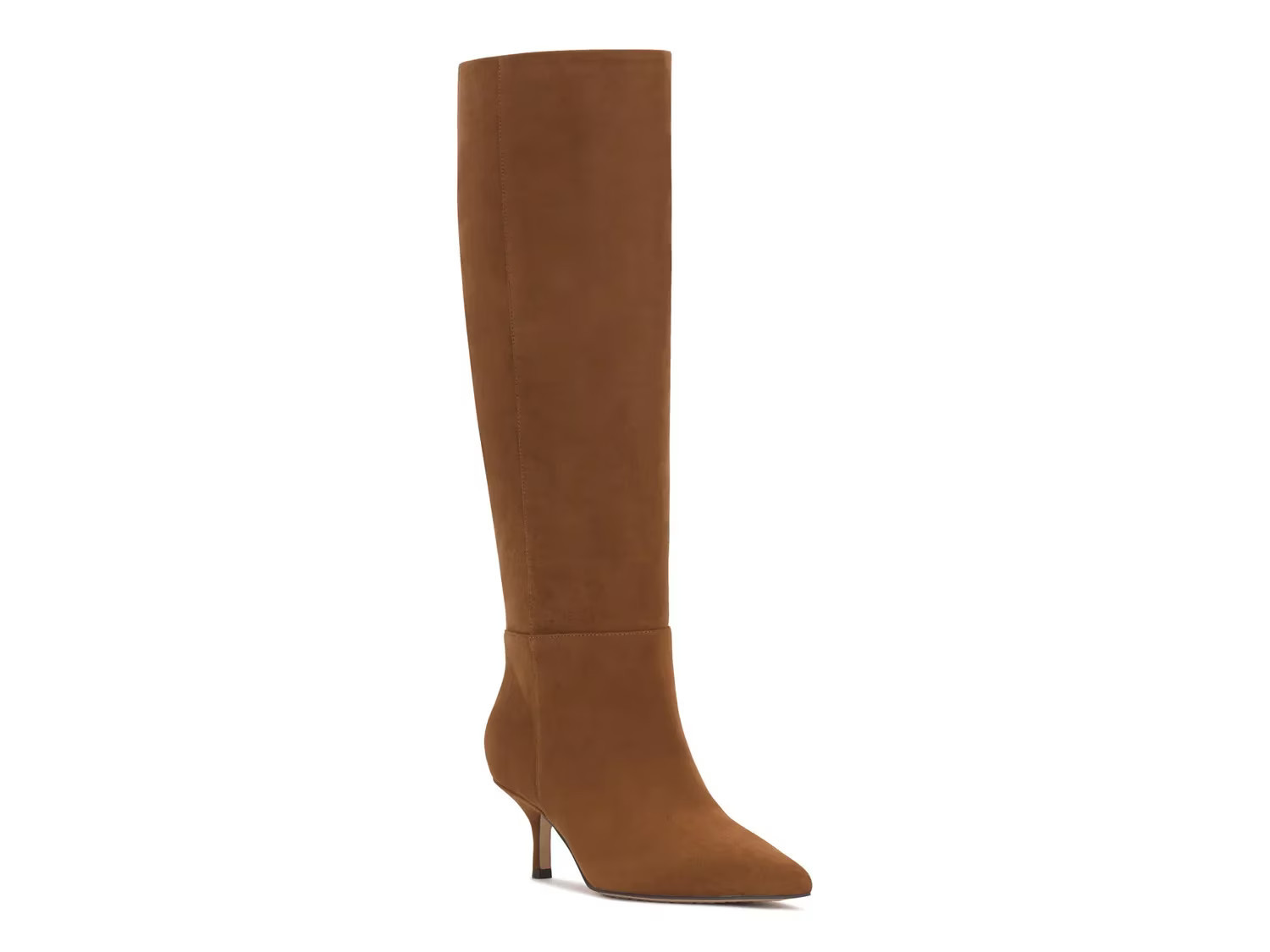 Vince Camuto Wide Width Tansie Wide Calf Boot | Women's | Burnt Sugar Suede | Size 9.5 | Boots | DSW
