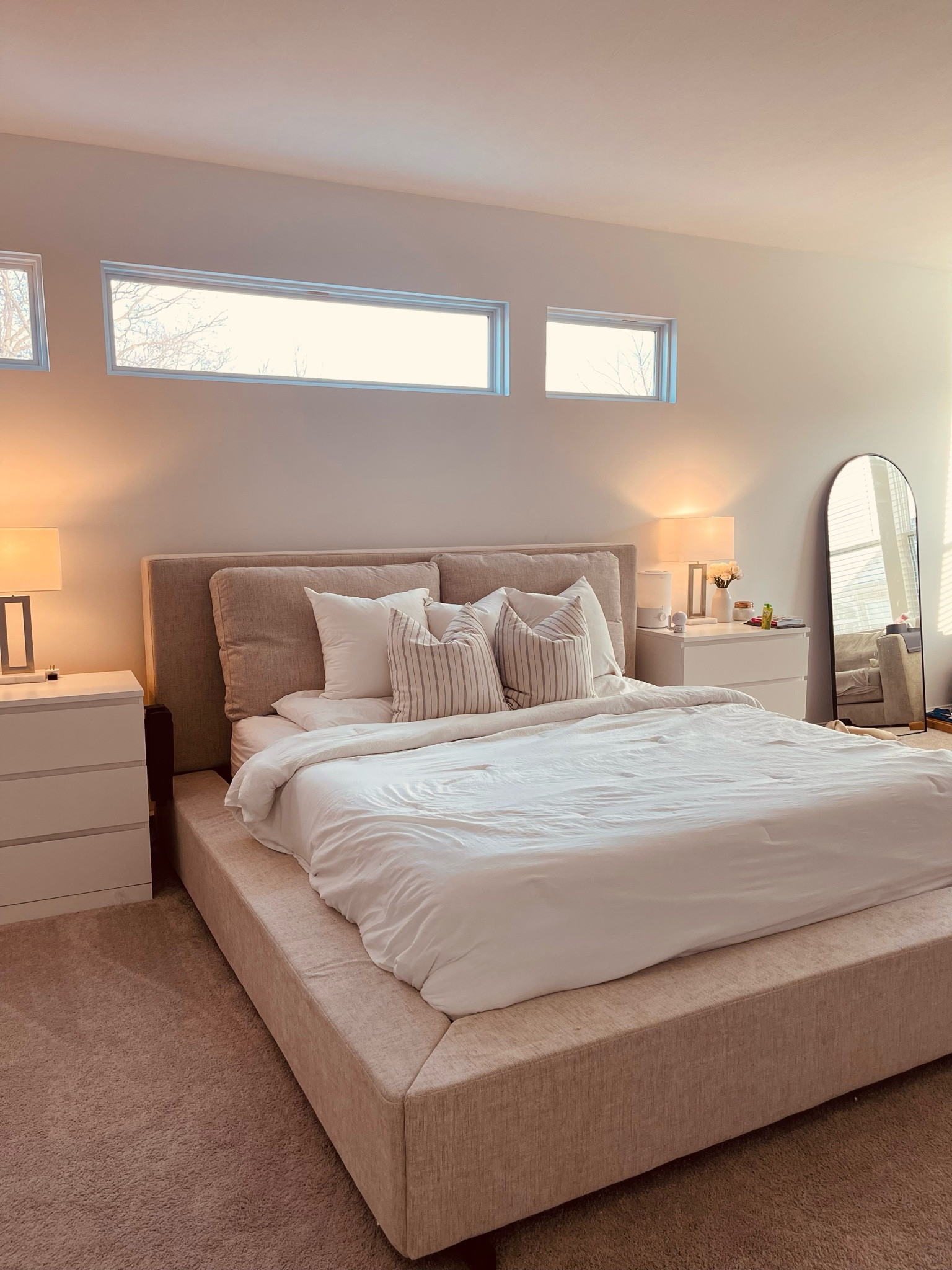 Click the photo to shop! Platform bed comes in all sizes. We have a California king. Bedding also linked! 

#LTKfamily #LTKhome #LTKstyletip