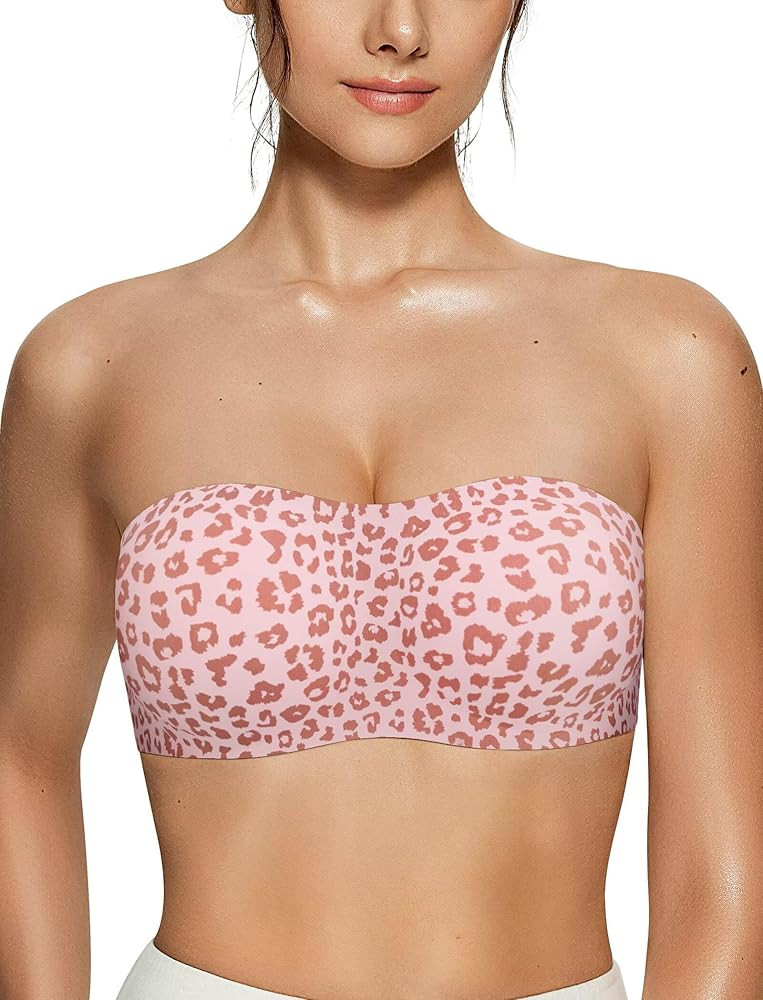 Vertvie Womens Strapless Bra Jelly Push Up Seamless Bandeau Bra Wireless Non Slip Silicone Tube T... | Amazon (US)