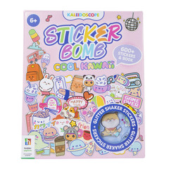 kaleidoscope sticker bomb with 600+ stickers & book | Five Below