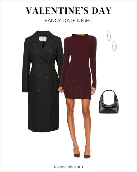 Valentines Day. Dinner date night outfit. Winter outfit  

#LTKSeasonal