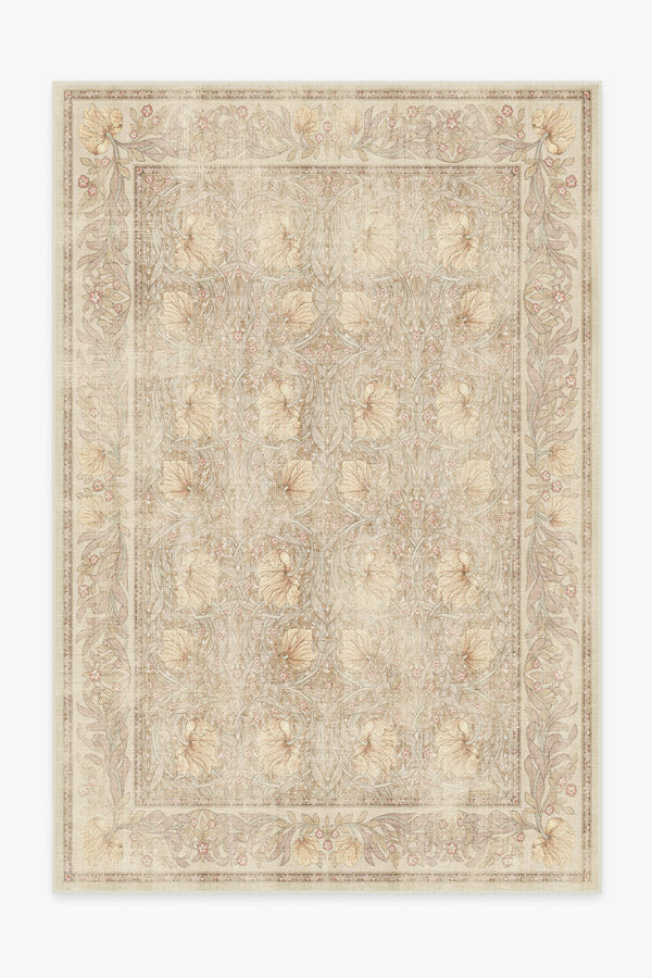 Morris & Co. Pimpernel Vintage Blush Rug | Ruggable