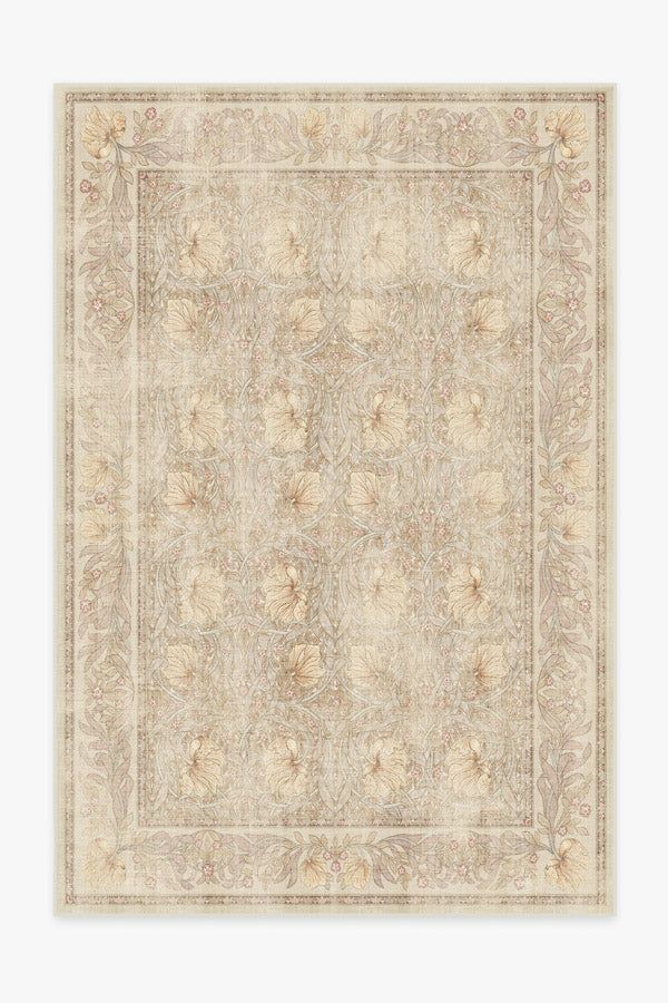 Morris & Co. Pimpernel Vintage Blush Rug | Ruggable