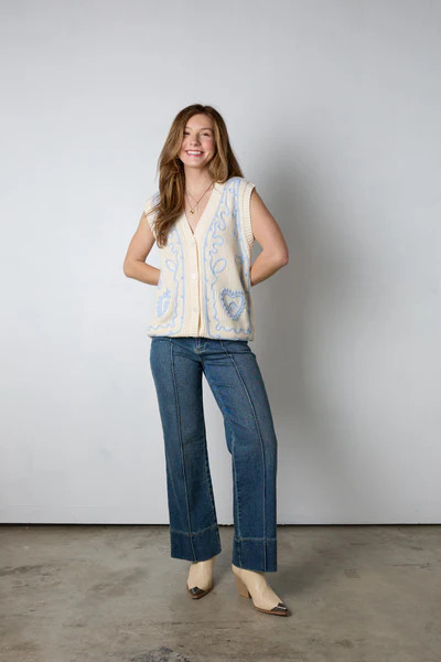 Laney Sweater Vest | Vestique