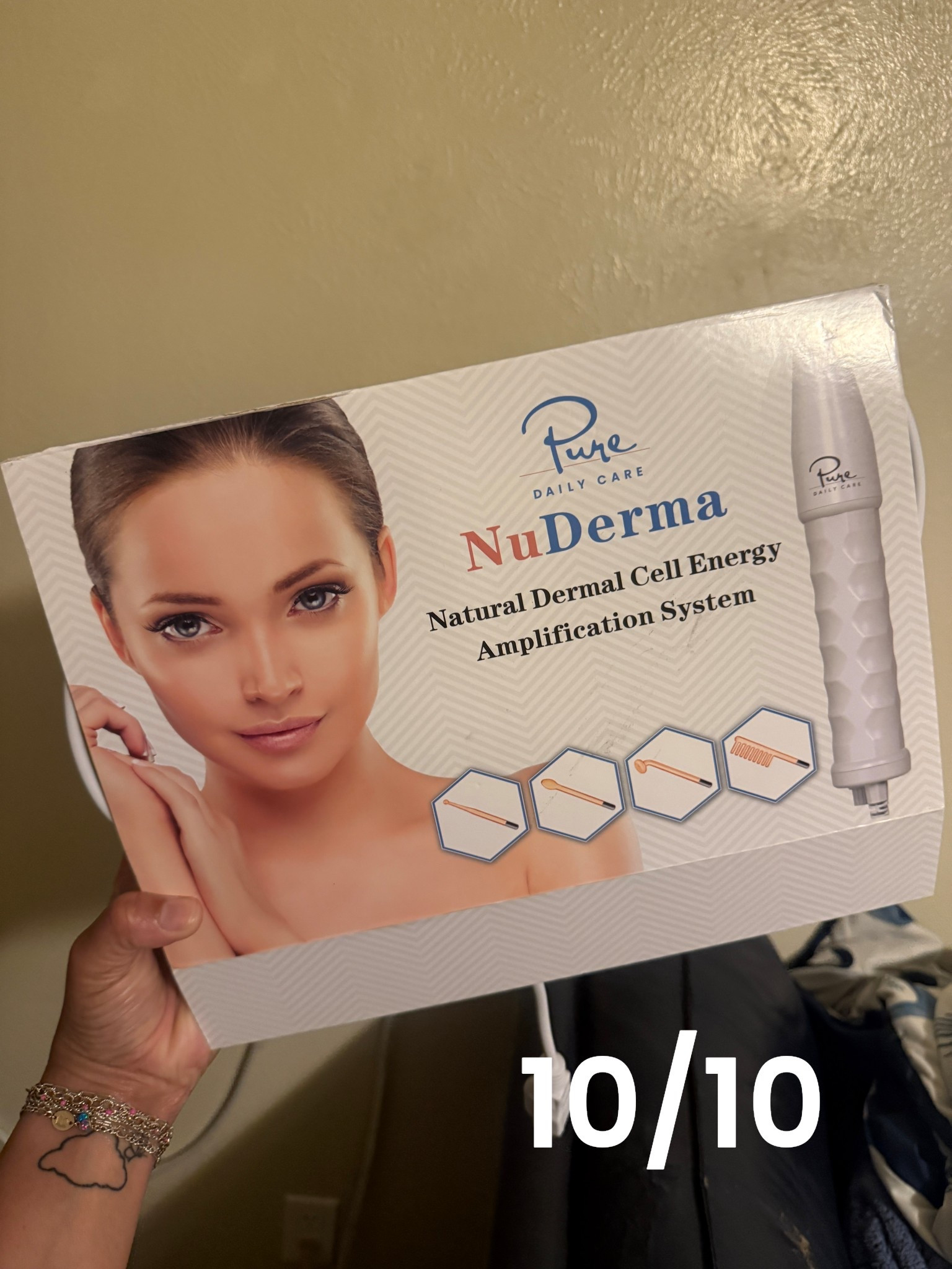 Glass skin has almost been achieved😌 I loveeee my high frequency wanddddd! #highfrequencywand #skincare #simplymadisynn 

#LTKBeauty #LTKmomlife