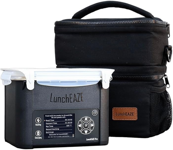 Pro Cordless Heated Lunchbox – Battery-Powered, 4-Cup Capacity, 220°F Max, Automatic Scheduled... | Amazon (US)