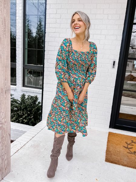 Such a pretty and flattering dress for under $24. The bus area is really stretchy so it’s perfect for any bust size. And there’s a lot of room in the arms. You don’t have to worry about them being tight.

#LTKunder50