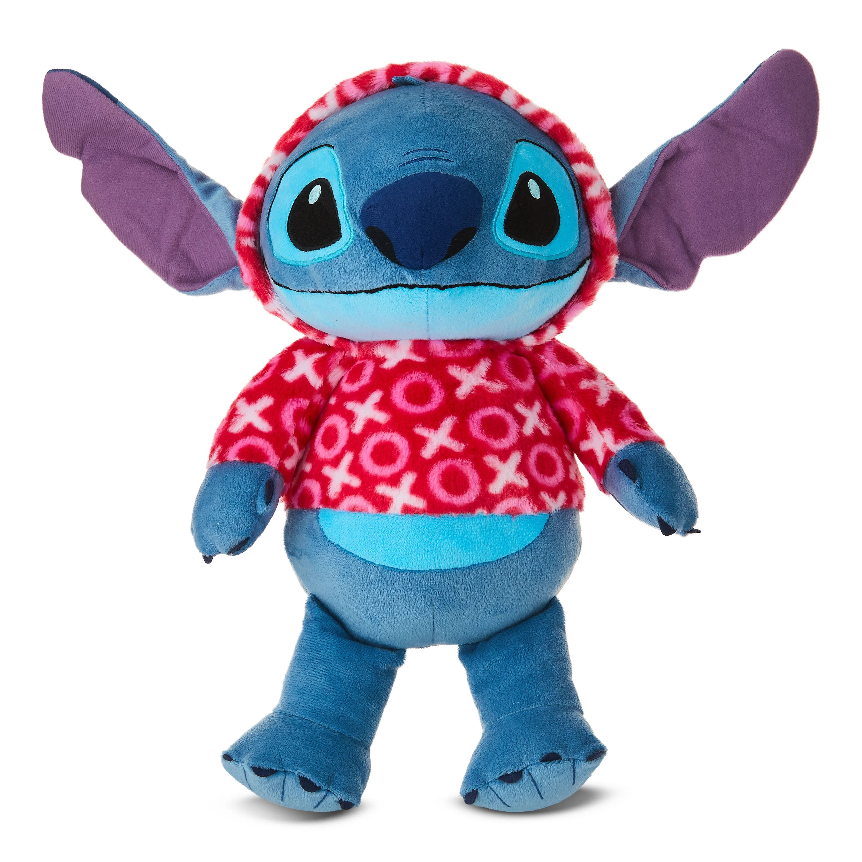Disney Stitch Large 13-inch Valentines Heart Hoodie Plush Stuffed Animal, Toy for Kids Ages 2+ | Walmart (US)