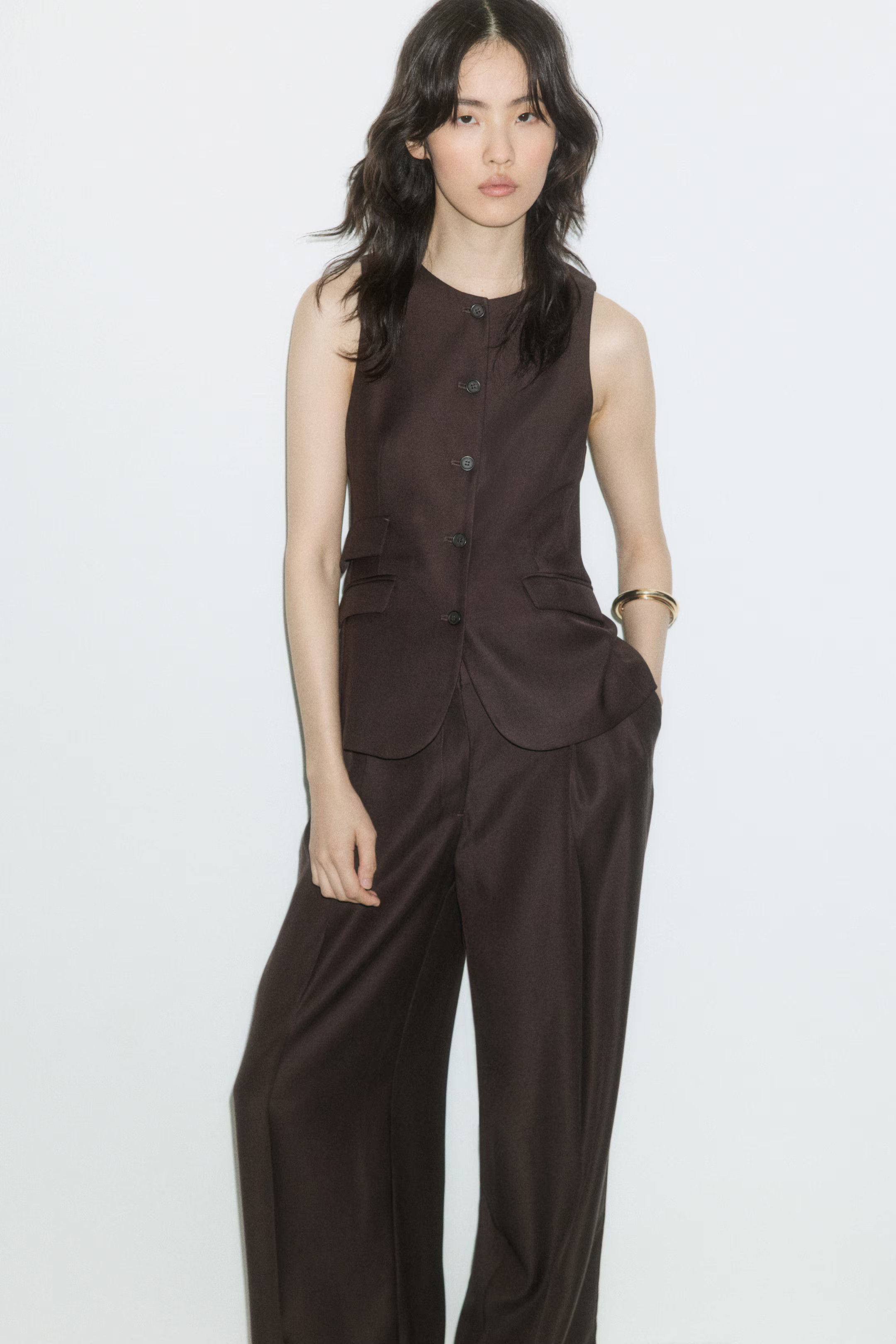Wide tailored trousers | H&M (UK, MY, IN, SG, PH, TW, HK)